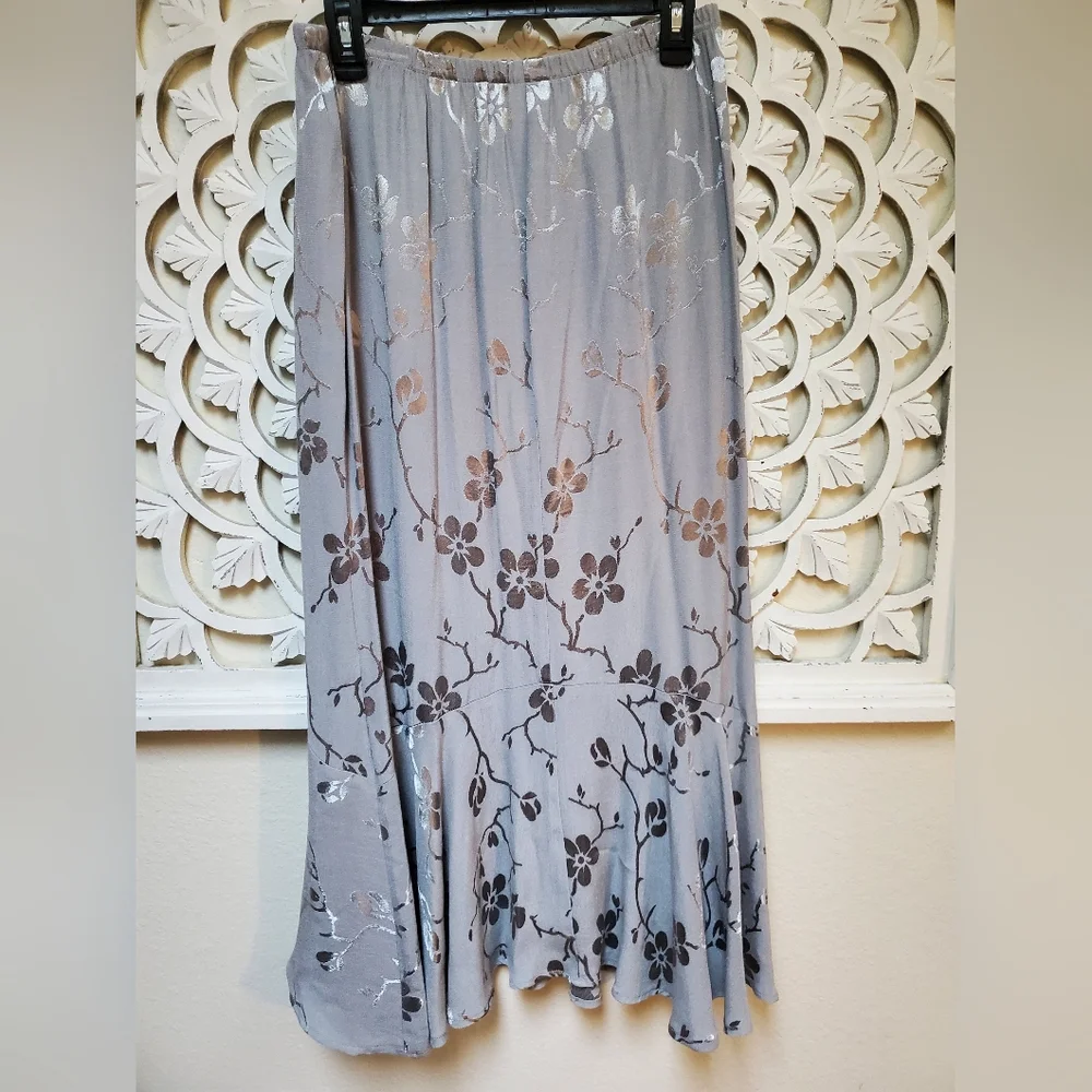Spencer Alexis Vintage 3 Piece Set Kimono, Tank, Skirt Med /large Cherry Blossom - Picture 11 of 13